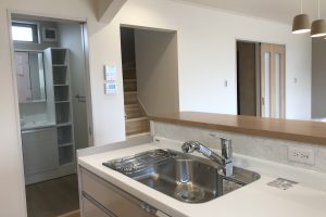 宇部市新築住宅　キッチン2