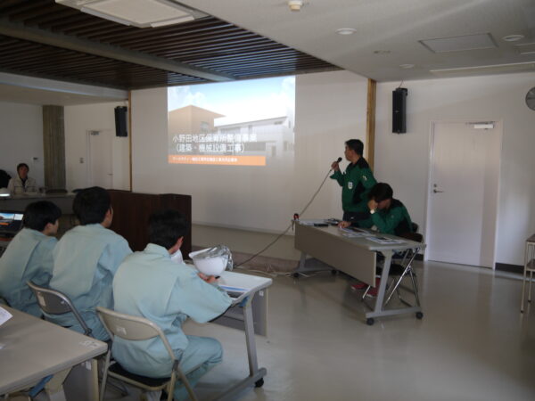現場見学会　柳井商工高校